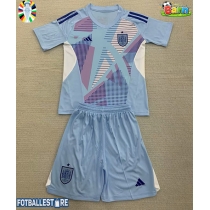 Spania Keeper Hjemmedraktsett Barn EM 2024 Kortermet (+ Korte bukser)